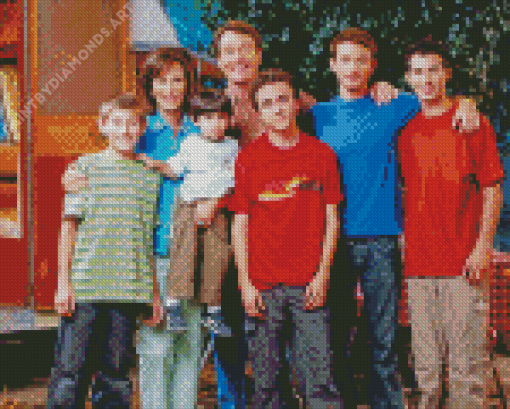 Malcolm In The Middle Characters Diamond Painting