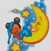 Sleepy Baby Mickey Mouse Diamond Painting