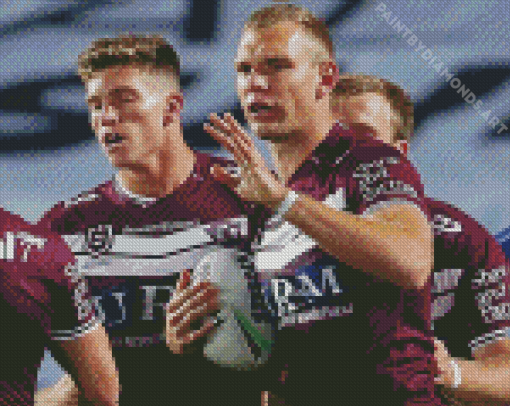 Aesthetic Manly NRL Diamond Painting