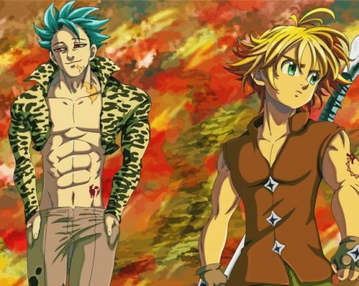 Ban And Meliodas Diamond Painting