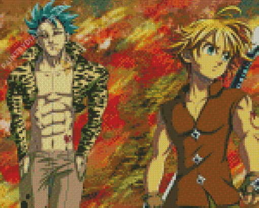 Ban And Meliodas Diamond Painting