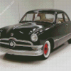 Black 1950 Ford Car Diamond Painting