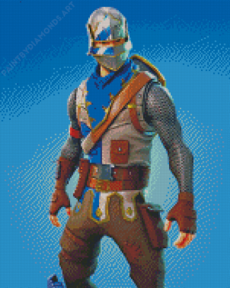 Blue Squire Character Diamond Painting