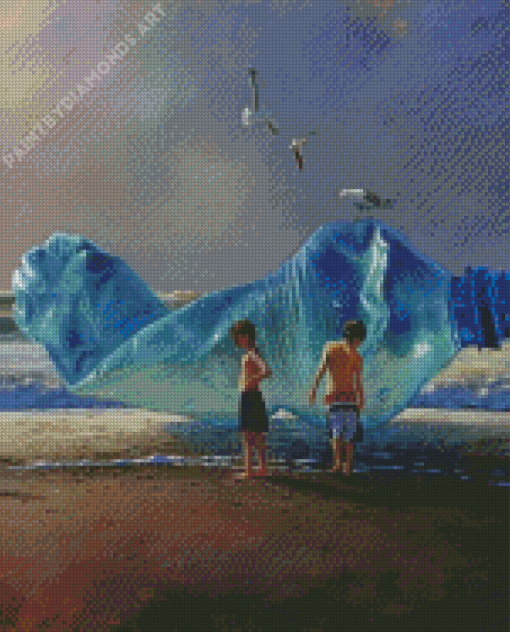 Boys In Beach Jimmy Lawlor Diamond Painting