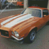 Brown 1970 Chevy Camaro Diamond Painting