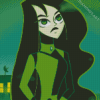 Shego Green Kim Possible Diamond Painting