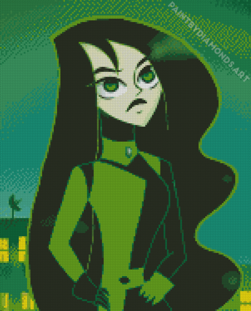 Shego Green Kim Possible Diamond Painting