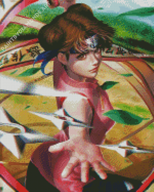 Tenten Character Art Diamond Painting