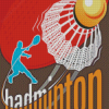 Badminton Sport Poster Diamond Painting