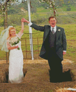 Dwight And Angela Wedding Diamond Painting