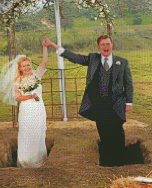 Dwight And Angela Wedding Diamond Painting