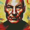 Aesthetic Captain Picard Art Diamond Painting