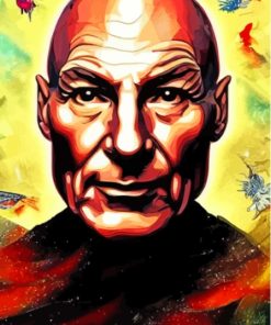 Aesthetic Captain Picard Art Diamond Painting