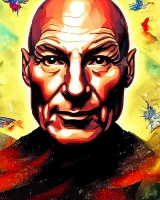 Aesthetic Captain Picard Art Diamond Painting