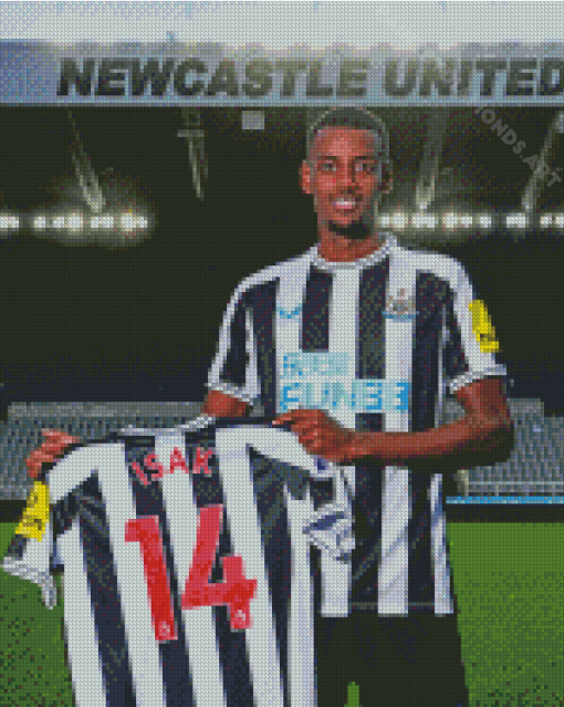 Alexander Isak Newcastle United Footballer Diamond Painting