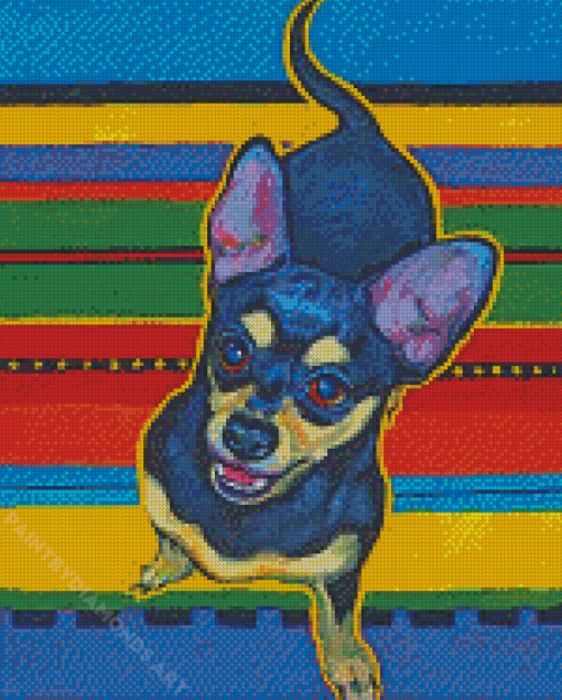 Cool Black Chihuahua Diamond Painting