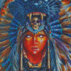 Cool Native Lady Diamond Painting