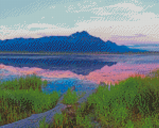 Pioneer Peak Mountain Diamond Painting