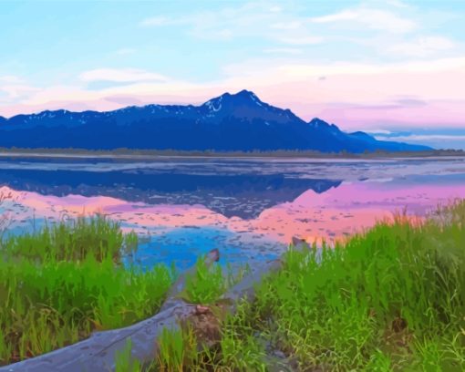 Pioneer Peak Mountain Diamond Painting