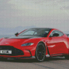 Red Aston Martin Vantage Diamond Painting