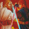 Star Wars Obi Wan Vs Anakin Diamond Painting
