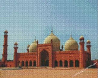 Badshahi Mosque Gujrat Pakistan Diamond Painting