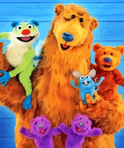 Bear In The Big Blue House Characters Diamond Painting