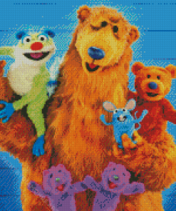 Bear In The Big Blue House Characters Diamond Painting