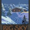 Big Sky Montana Poster Diamond Painitng