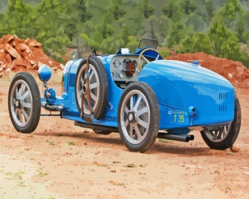 Bugatti Type 35 Diamond Painting