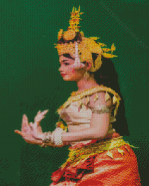 Cambodia Dancer Diamond Painting