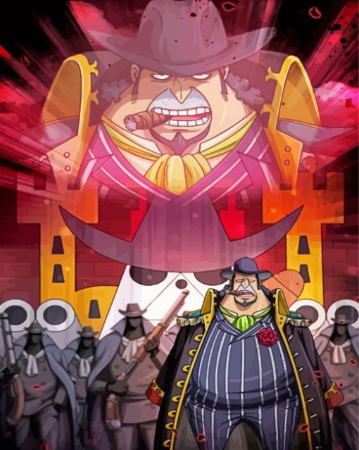 Capone Bege One Piece Anime Diamond Painting