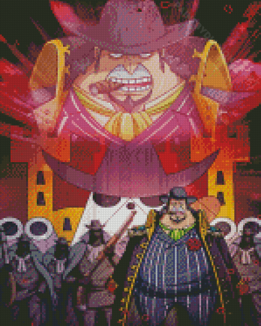 Capone Bege One Piece Anime Diamond Painting