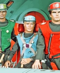 Captain Scarlet Characters Diamond Painting
