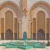 Hassan II Mosque Gates In Casablanca City Diamond Painting