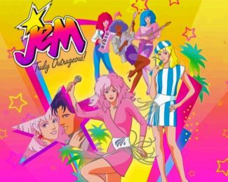 Jem And The Holograms Serie Diamond Painting