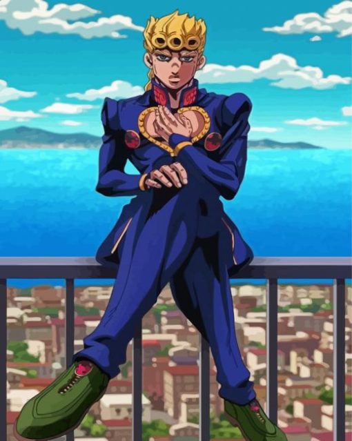 Jojos Bizarre Adventure Giorno Giovanna Diamond Painting