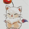 Moogle Final Fantasy Art Diamond Painting