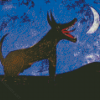 Moon Dog By Rufino Tamayo Diamond Painting