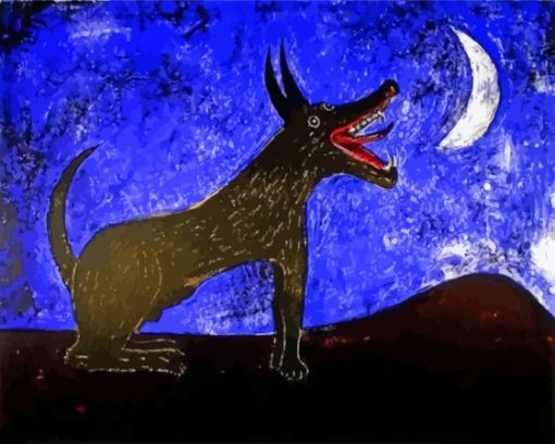 Moon Dog By Rufino Tamayo Diamond Painting