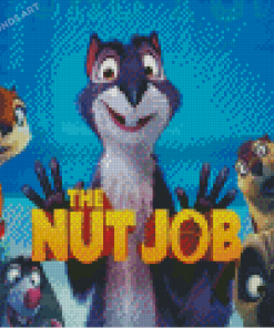 Nut Job Movie Diamond Painting