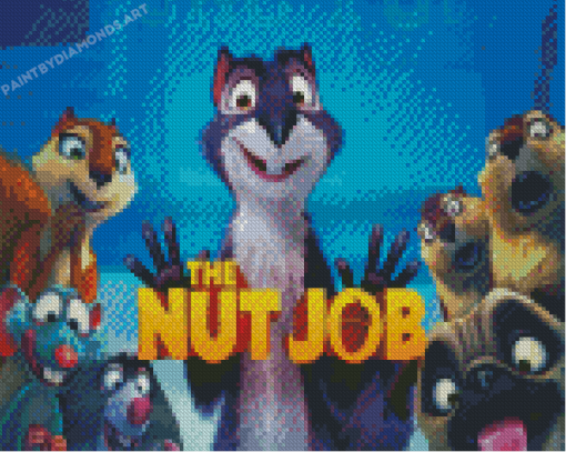 Nut Job Movie Diamond Painting