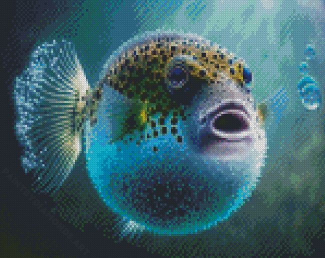 Puffer Fish Diamond Painting