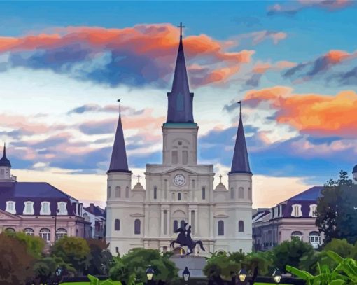 St Louis Cathedral Diamond Painting