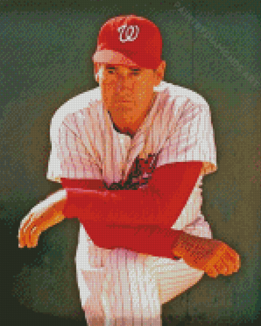 The Baseballer Ted Williams Diamond Painting