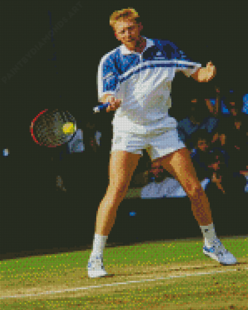 The Tennis Player Boris Becker Diamond Painting