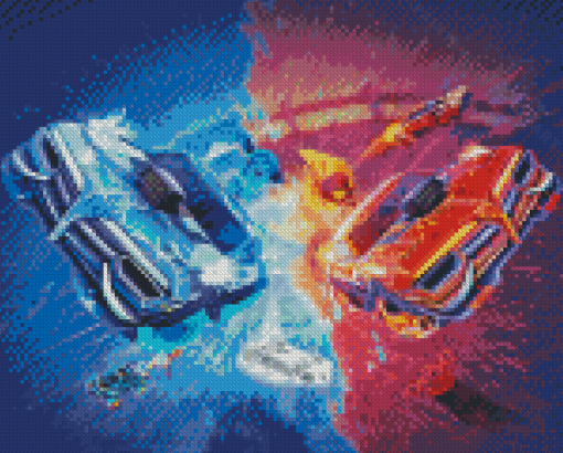 Aesthetic Rocket League Diamond Painting