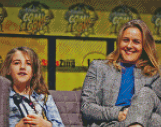 Alicia Silverstone And Her Son Diamond Painting