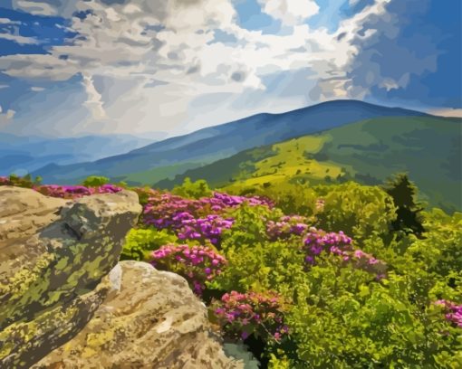 Appalachian Trail Mountains Diamond Painting