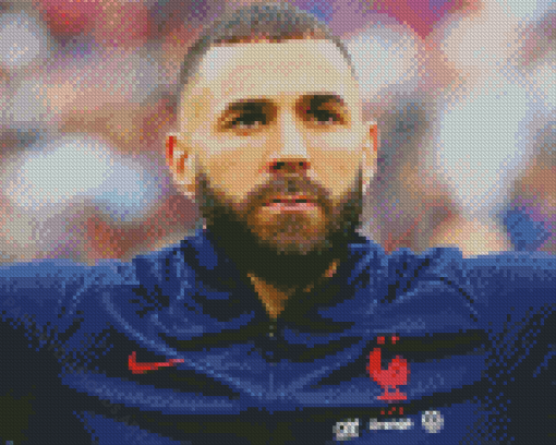 Cool Benzema Diamond Painting